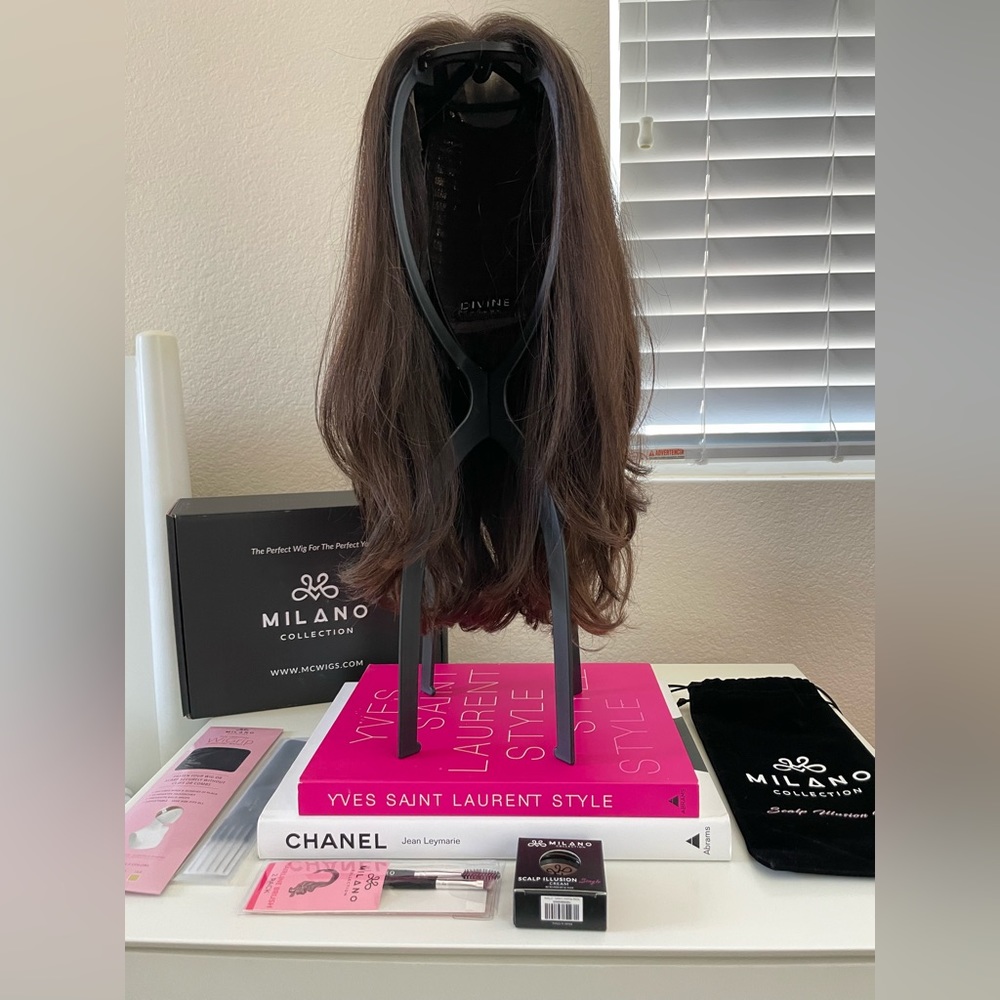 Milano Divine Mid-C 20” Dark Brown #4/7 Close Wefted Virgin Wavy